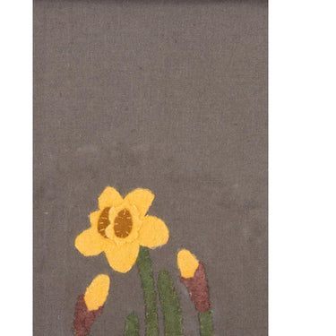 Grey Daffodil Towel Set of two ETRE0310 - The Fox Decor